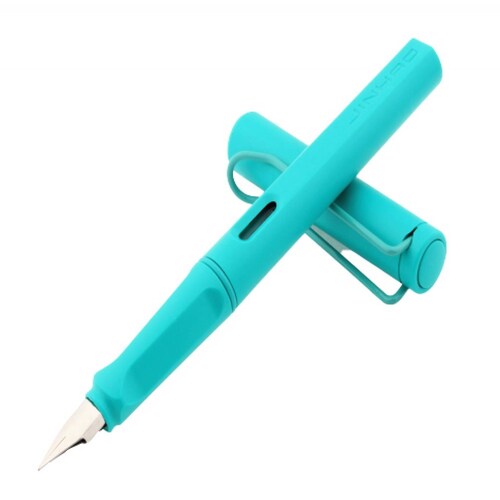 Pluma Fuente Bolígrafo Marca Jinhao 619   Color Aguamarina