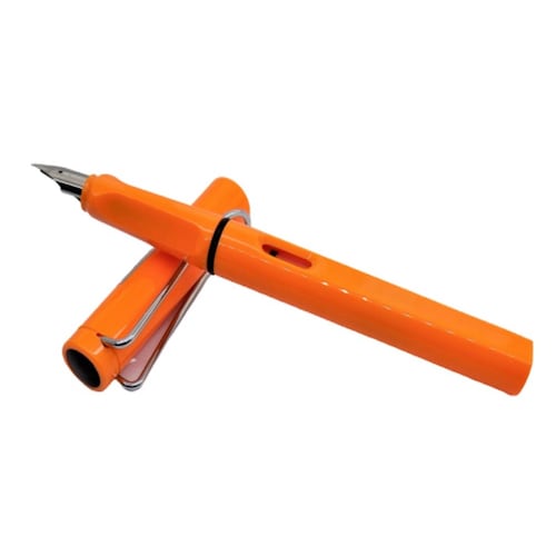 Pluma Fuente Bolígrafo Marca You Ping Modelo 555   Naranja