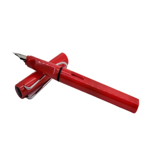 Pluma Fuente Bolígrafo Marca You Ping Modelo 555   Rojo