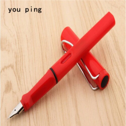 Pluma Fuente Bolígrafo Marca You Ping Modelo 555   Rojo