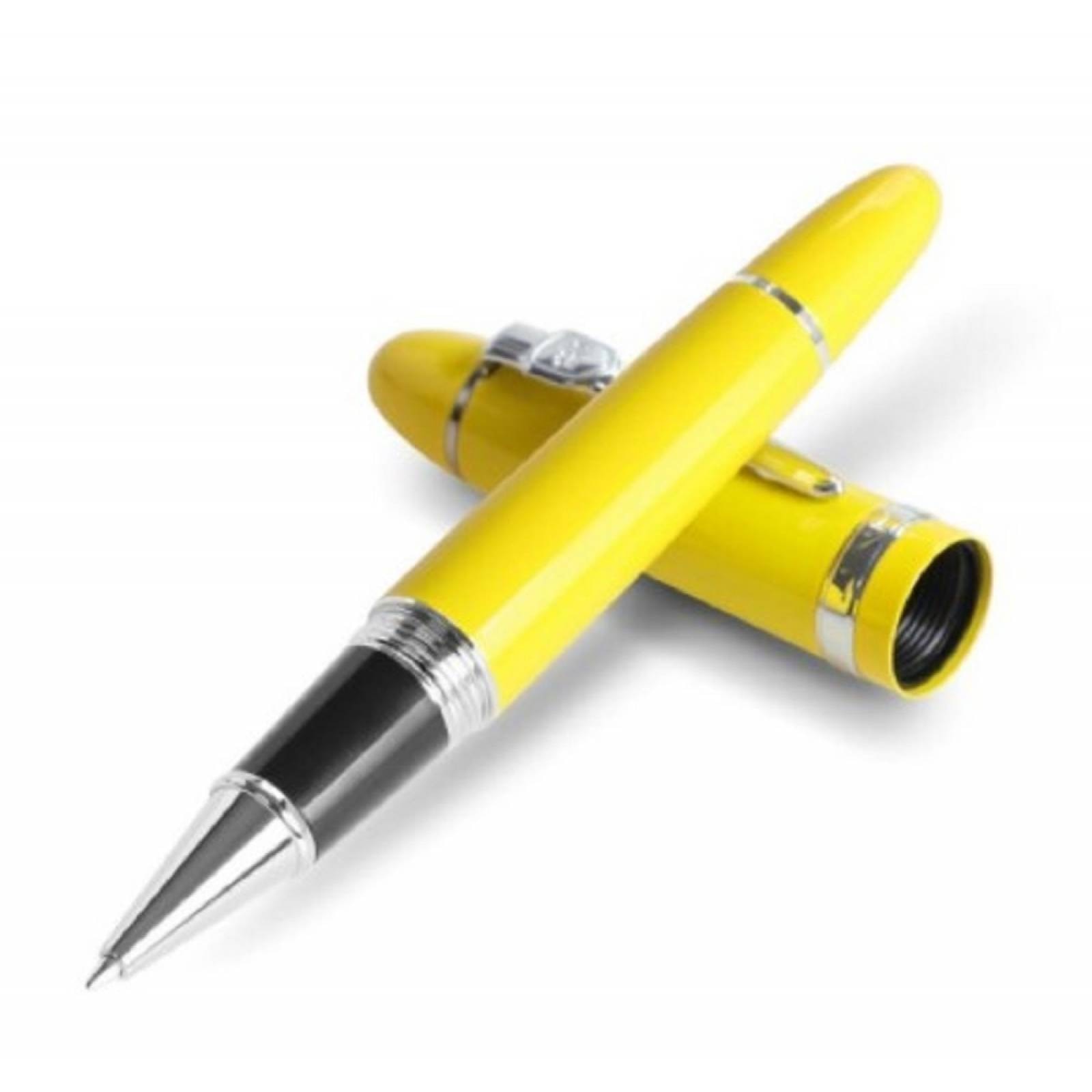 2 Penne Rollerball Jinhao 159 Con Ornamento Oro - Set Da 2 Penne In Bianco E Nero Con Ricarica Inchiostro Nera - Peso 52g