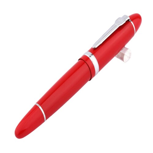 2 Penne Rollerball Jinhao 159 Con Ornamento Oro - Set Da 2 Penne In Bianco E Nero Con Ricarica Inchiostro Nera - Peso 52g