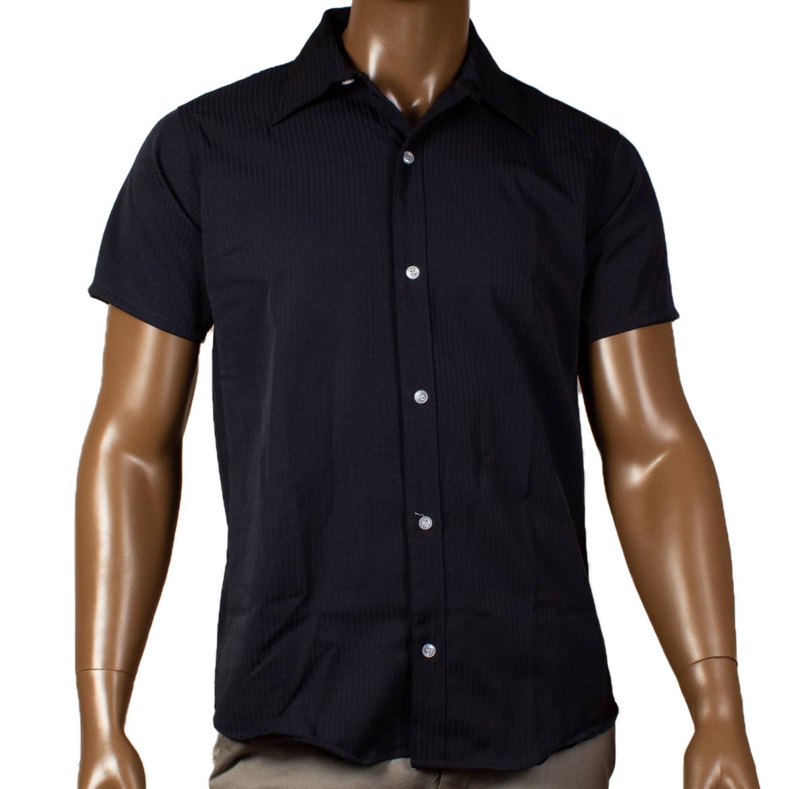 Camisa slim fit hombre manga corta casual varios colores - Sears