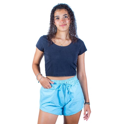 Short De Baño Bañador Para Dama Colores Lisos