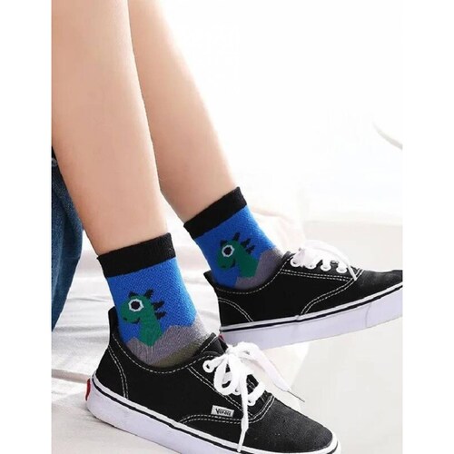Set de calcetines de algodón para niños Dinosaurio.