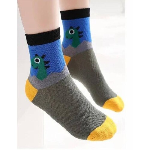 Set de calcetines de algodón para niños Dinosaurio.