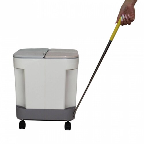 BOTE DE BASURA 4 EN 1 PARA RECICLAJE SEPARADOR DE RESIDUOS 