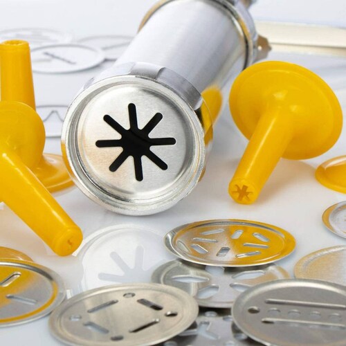 MÁQUINA PARA GALLETAS Y DECORACIÓN TIPO PRENSA MANUAL