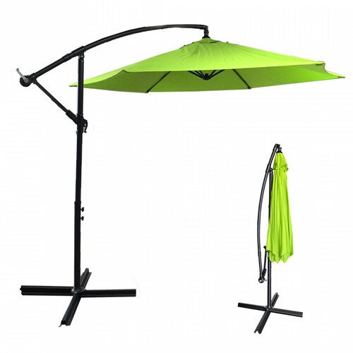 SOMBRILLA PARA JARDIN BRAZO LATERAL VERDE