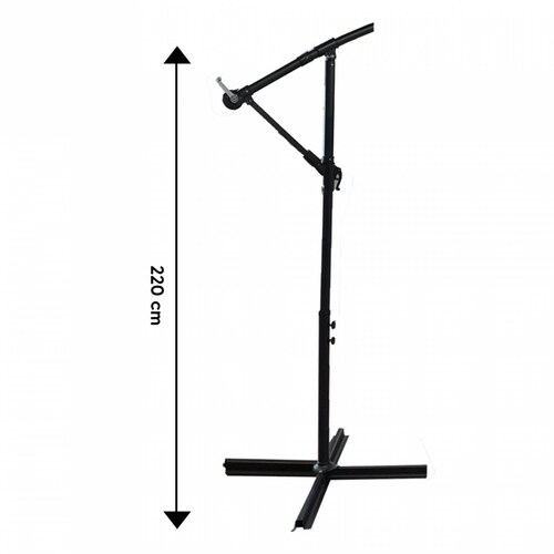 SOMBRILLA PARA JARDIN BRAZO LATERAL VERDE