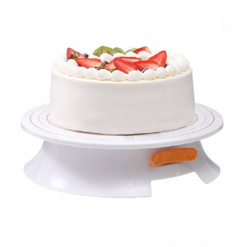 Base Con Plato Giratorio Para Decoración Pasteles Y Postres