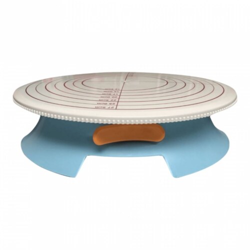 Base Con Plato Giratorio Para Decoración Pasteles Y Postres