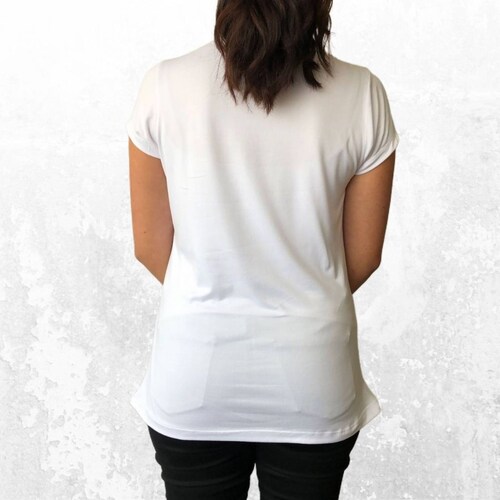 PAQ 10 PZ PLAYERA BLANCA PARA DAMA IDEAL PARA SUBLIMACIÓN
