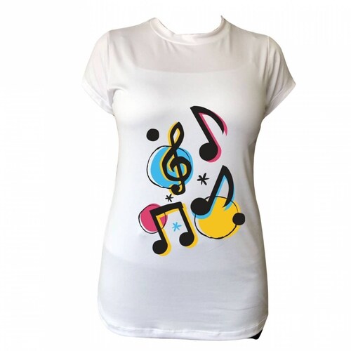 PAQ 10 PZ PLAYERA BLANCA PARA DAMA IDEAL PARA SUBLIMACIÓN