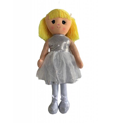 Muñeca Sarita con Vestido Gris 