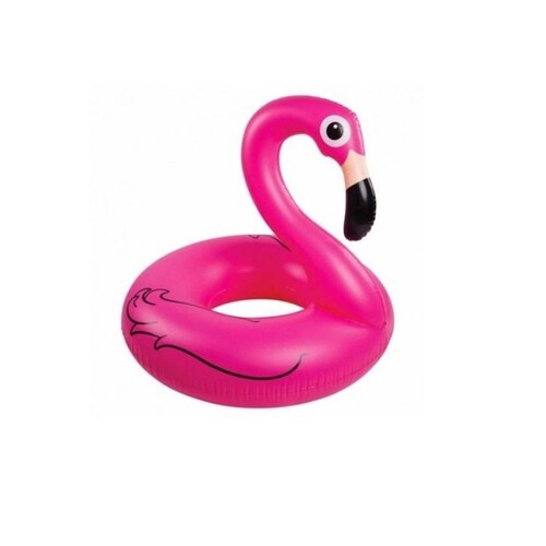 FLOTADOR SALVAVIDAS EN FORMA DE FLAMINGO ROSA 