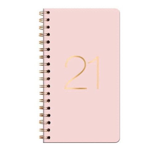 AGENDA CHEQUERA ROSA 2021 (COLORES) 