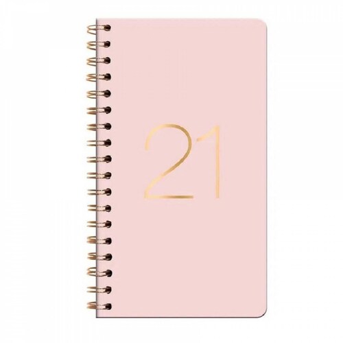 AGENDA CHEQUERA ROSA 2021 (COLORES) 