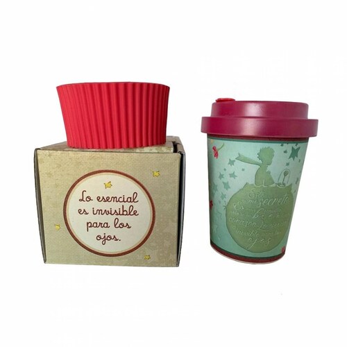 VASO BAMBU EL PRINCIPITO 350 ML (ESTE ES MI SECRETO ES MUY SENCILLO) 