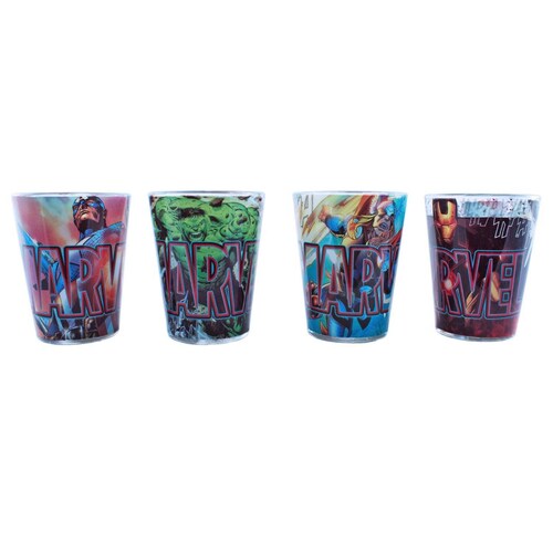 VASOS CON DISEÑO DE MARVEL 