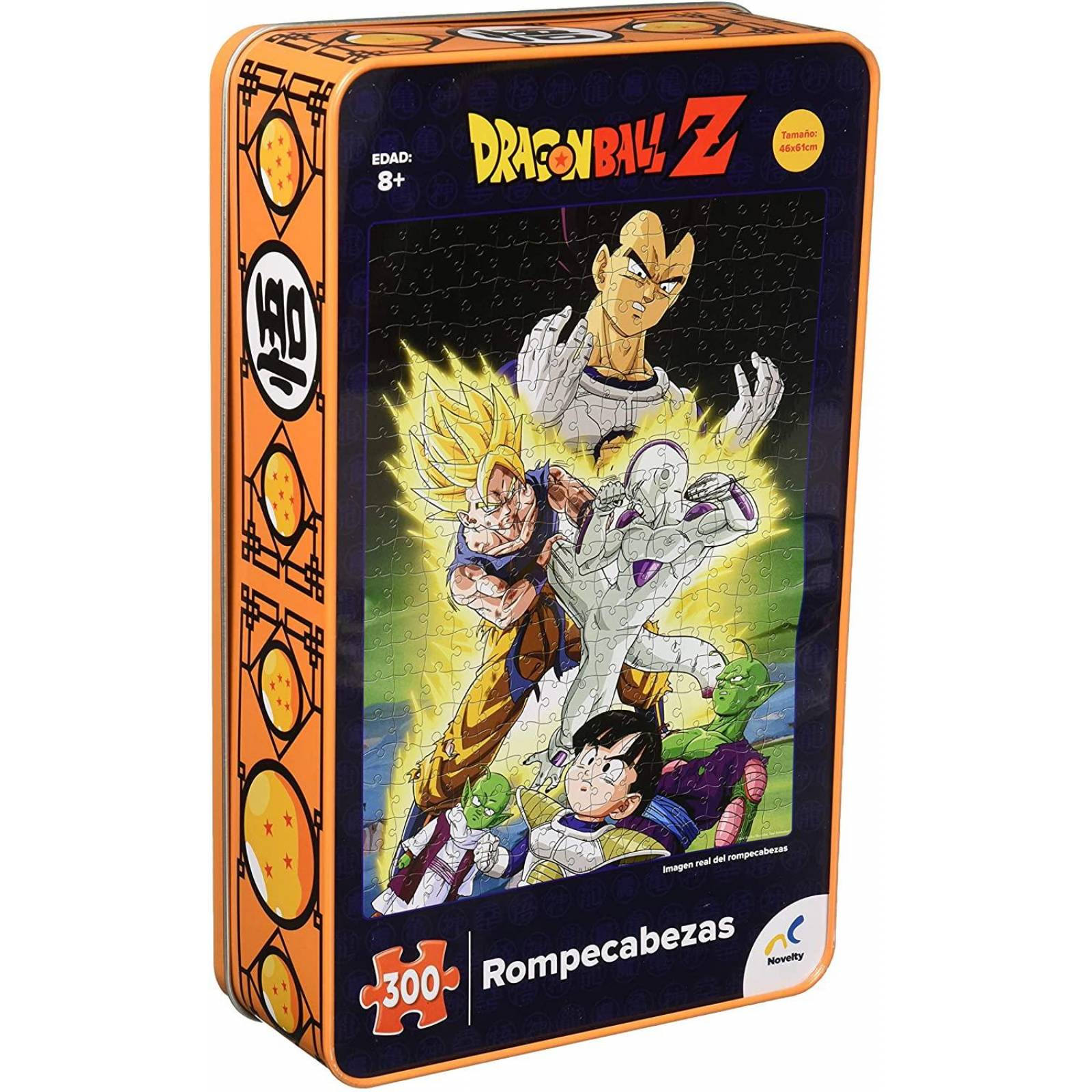 Rompecabezas coleccionable dragon ball z en caja metalica 300 pzs Sears