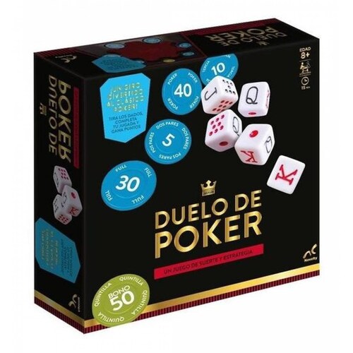 Juego de Mesa Duelo de Póker en caja Foil 