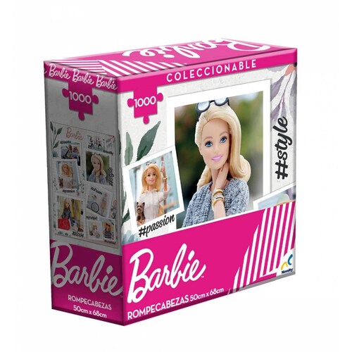 Rompecabezas Barbie 1000 piezas Coleccionable 