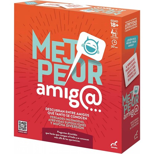 Juego de fiesta Mejor Peor Amigo 