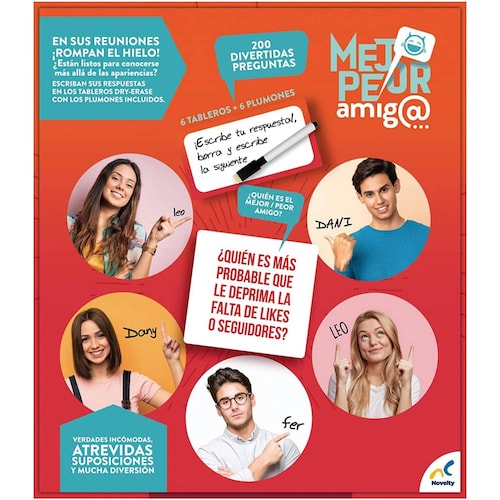 Juego de fiesta Mejor Peor Amigo 