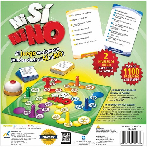 Juego de mesa Ni Si Ni No 