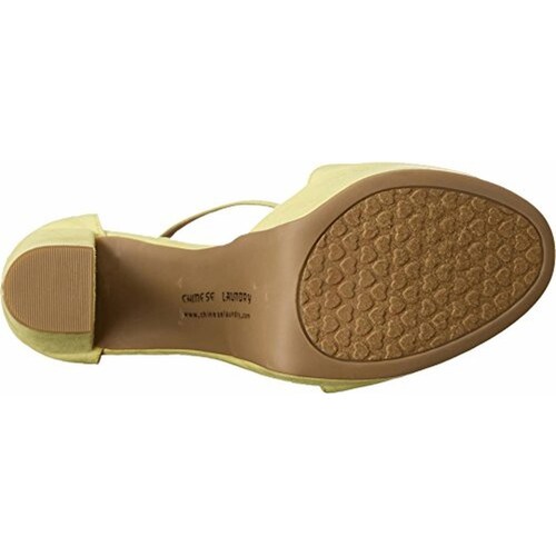 Zapatillas de plataforma de Chinese Laundry Color Limón 