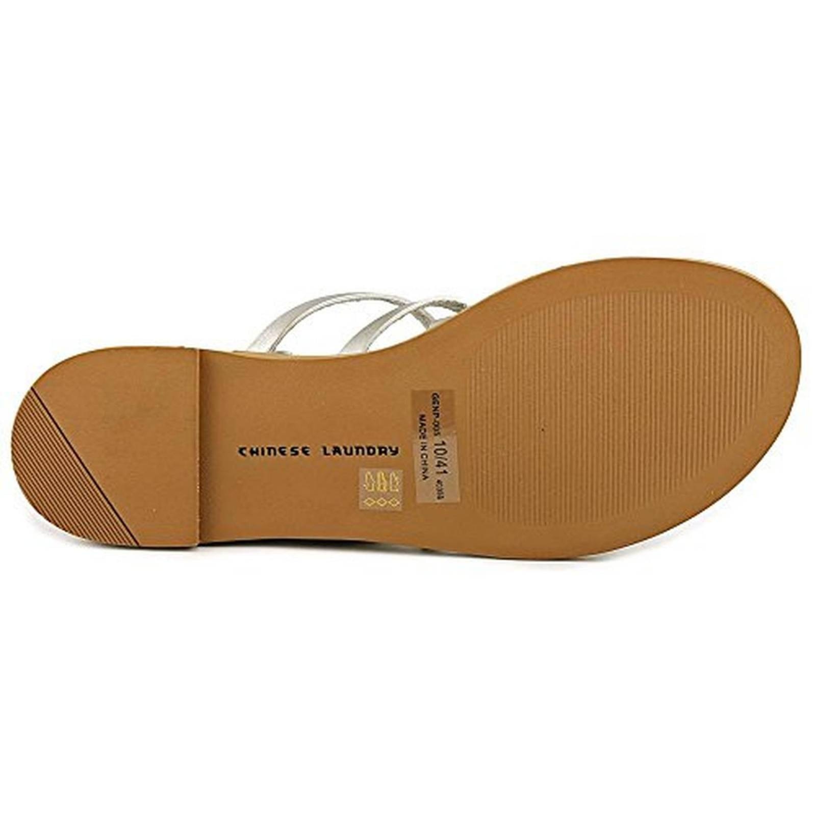 Sandales Femme Chinese Laundry 'Janes Way' à Lanières Cuir - Bout Pointu - Taille 7 US - Occasion