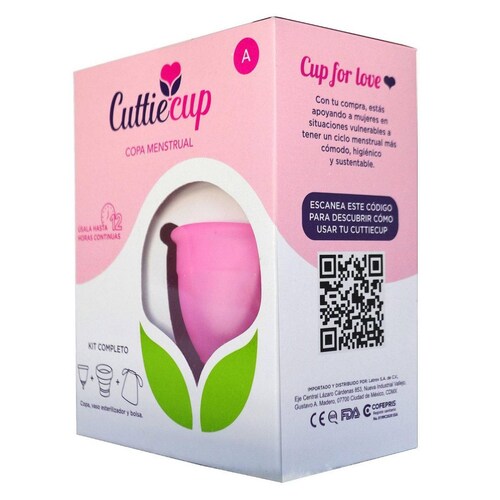Copa Menstrual Cuttiecup A Kit Completo 