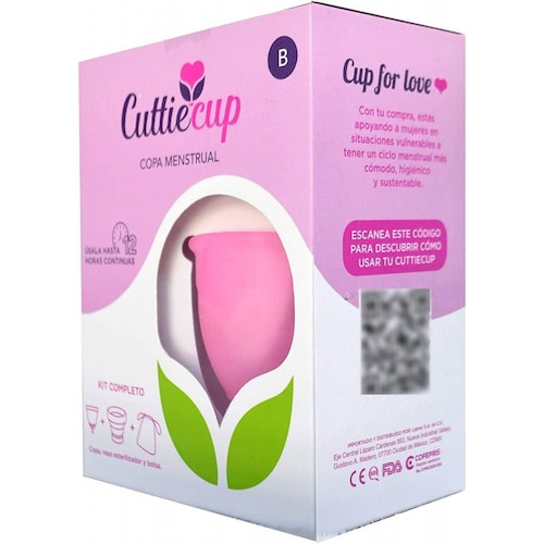 Copa Menstrual Cuttiecup B Kit Completo 