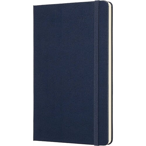 Libreta Moleskine Pasta Dura Azul Hoja Punteada 
