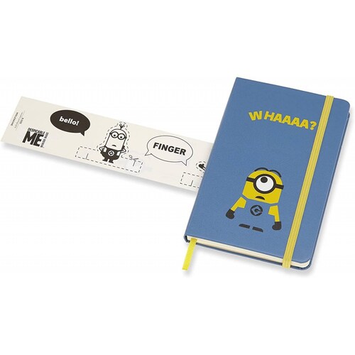 Libreta Moleskine Bolsillo Minions Hoja Rayada Pasta Dura 
