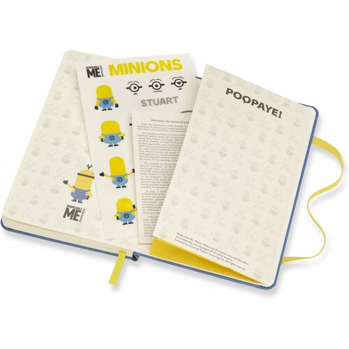 Libreta Moleskine Bolsillo Minions Hoja Rayada Pasta Dura 