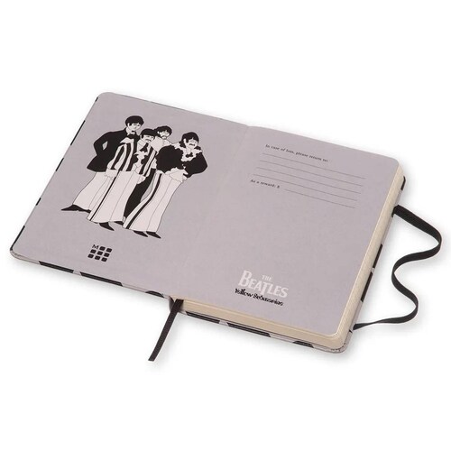 Libreta Moleskine Bolsillo The Beatles Hoja Rayada Pasta Dura 