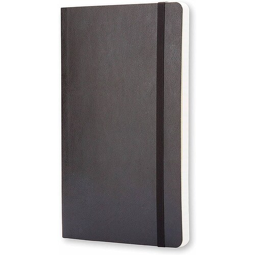 Libreta Moleskine Bolsillo Negro Hoja Rayada Pasta Suave 