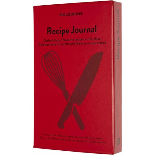 Diario Journal de Recetas Moleskine Grande Pasta Dura 