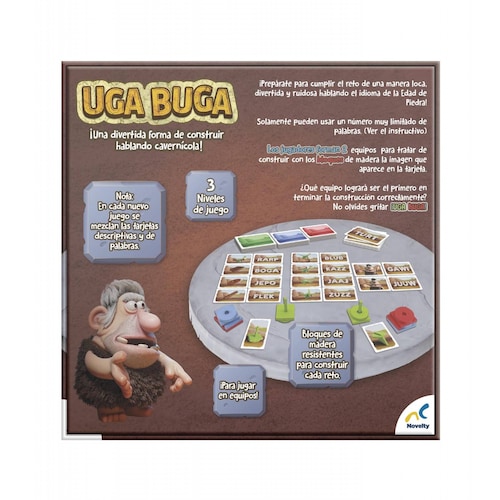Juego De Mesa Para Jugar En Familia Uga Buga Novelty 
