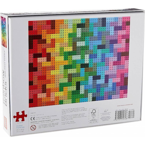 Rompecabezas LEGO Rainbow Bricks 1000 Piezas Puzzle 