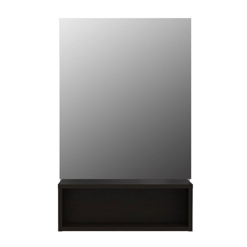 Espejo con Repisa para Baño Color Chocolate 80 cm Alto 
