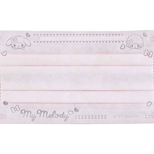 Cubrebocas Sanrio My Melody - Set De 10 Piezas