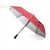 Paraguas Sombrilla Poprtátil Color Rojo, Retráctil Automático, Doble Capa, Protección UV