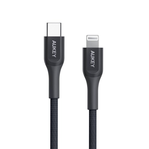 Cable Aukey Impulse Titan Kevlar USB-C a Lightning 2M CB-AKL4