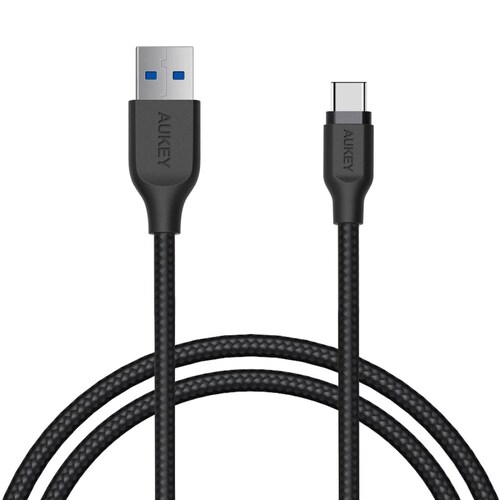 Cable Aukey Trenzado Nylon USB-A a USB-C 2M