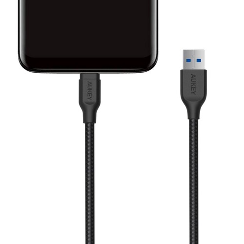 Cable Aukey Trenzado Nylon USB-A a USB-C 2M