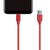 Cable Aukey Trenzado Nylon USB-A a USB-C 1.2M Rojo  CB-AC1