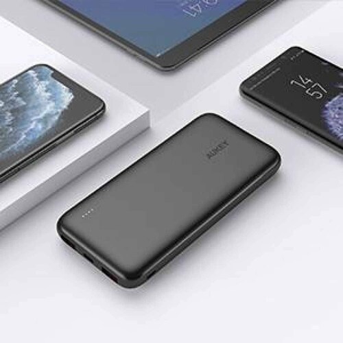 Aukey Power Bank PB N73S Slim 10000 mAh 18W negro